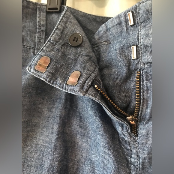 The Limited size 8 678 collection dark wash denim shorts with pockets! EUC - Picture 4 of 7